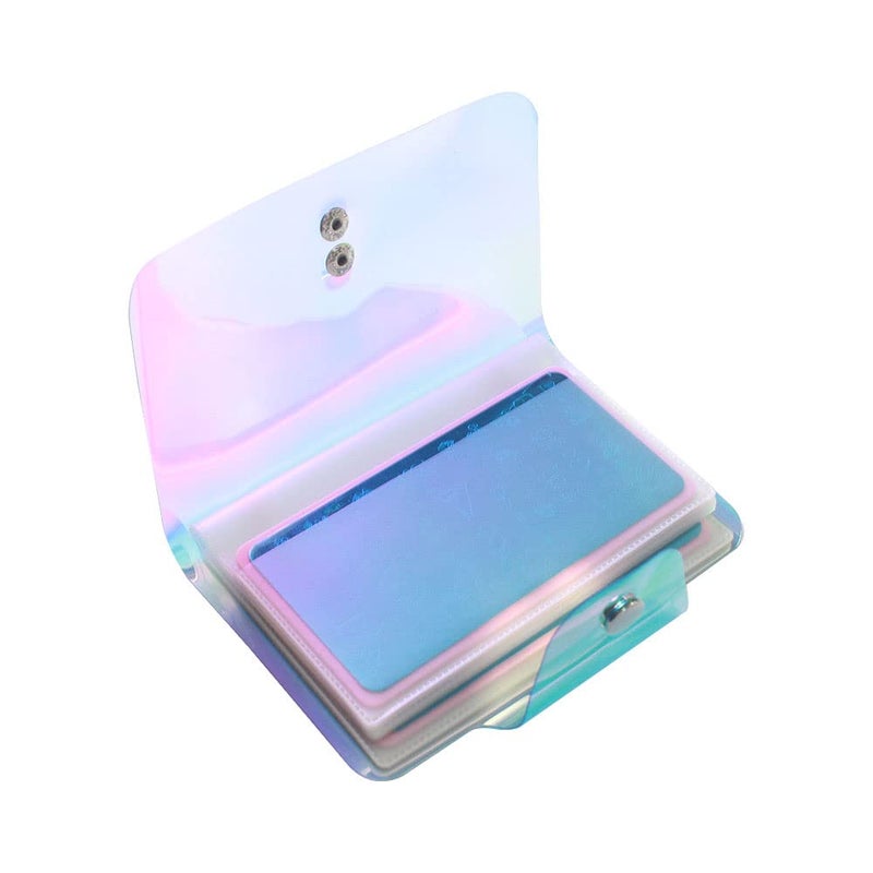 VNC 20 Slots Stamping Nail Art Light Blue Nail Art Stamp Plate Collection PVC Clear Color Image Plate Organizer for 6X12cm Size Stamping Plate Collection - Image 2